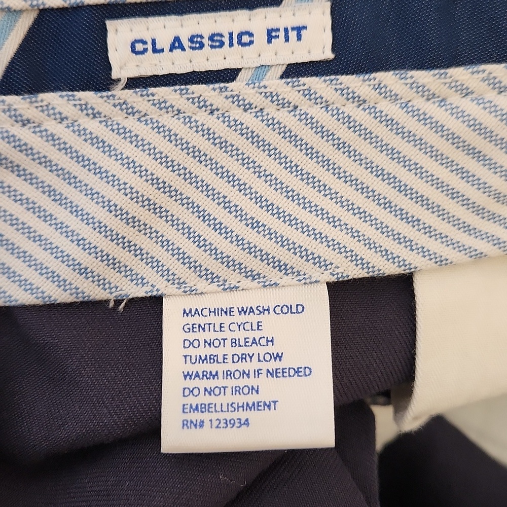 SOUTHERN TIDE The Skipjack Classic Fit Pant in True Navy, size W38 L UNF - Picture 5 of 10